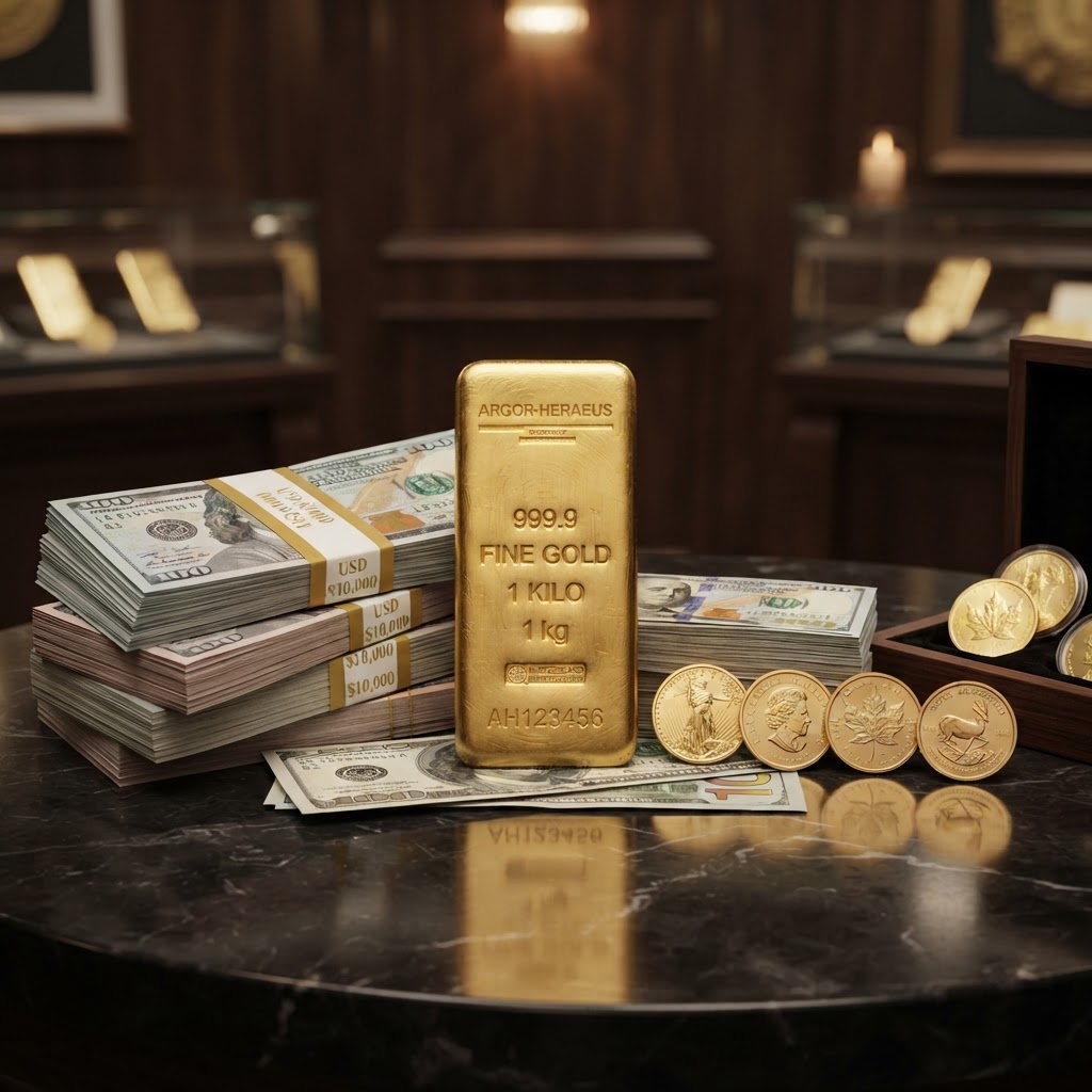 Lingote de Oro 24K 1kg