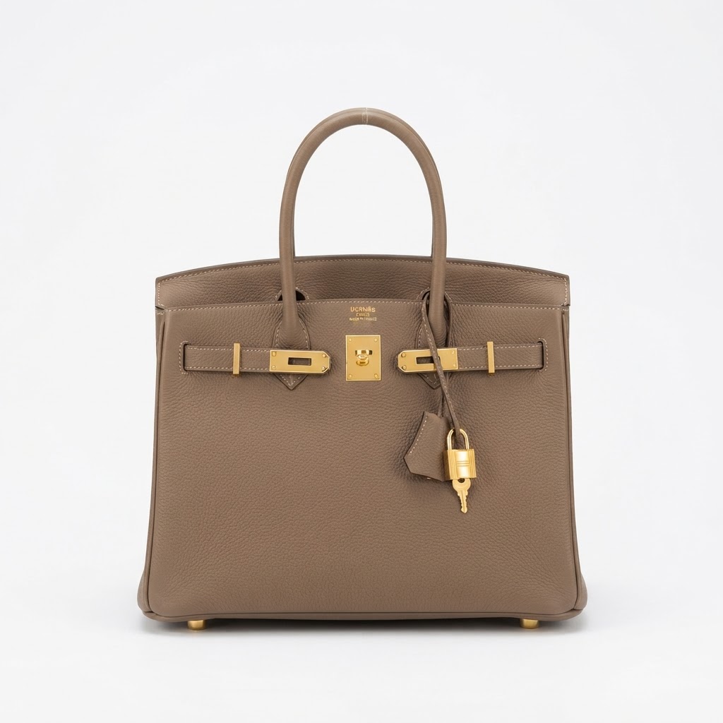 Bolso Hermès Birkin 30 Togo Etoupe