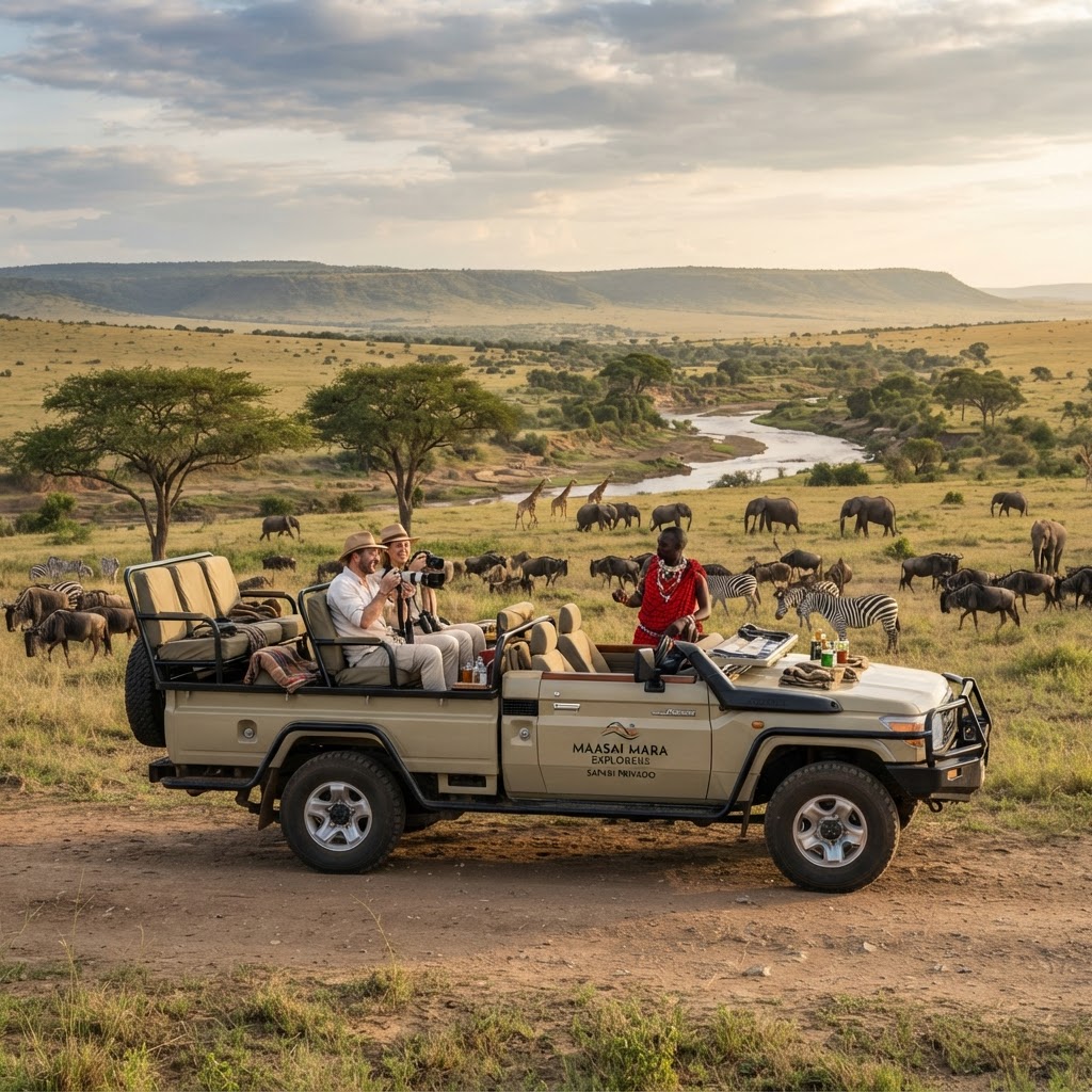 Safari Privado en Maasai Mara, Kenia