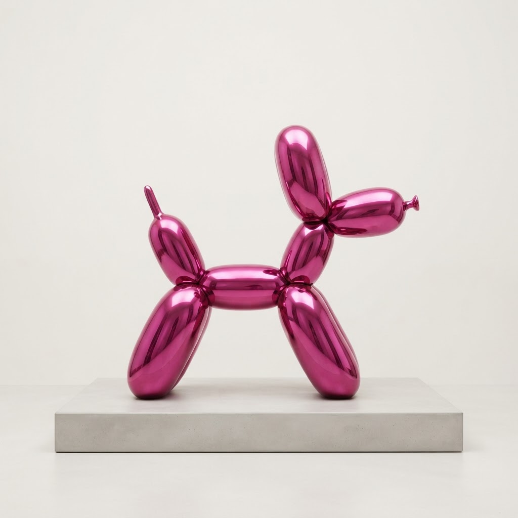 Escultura Balloon Dog de Jeff Koons