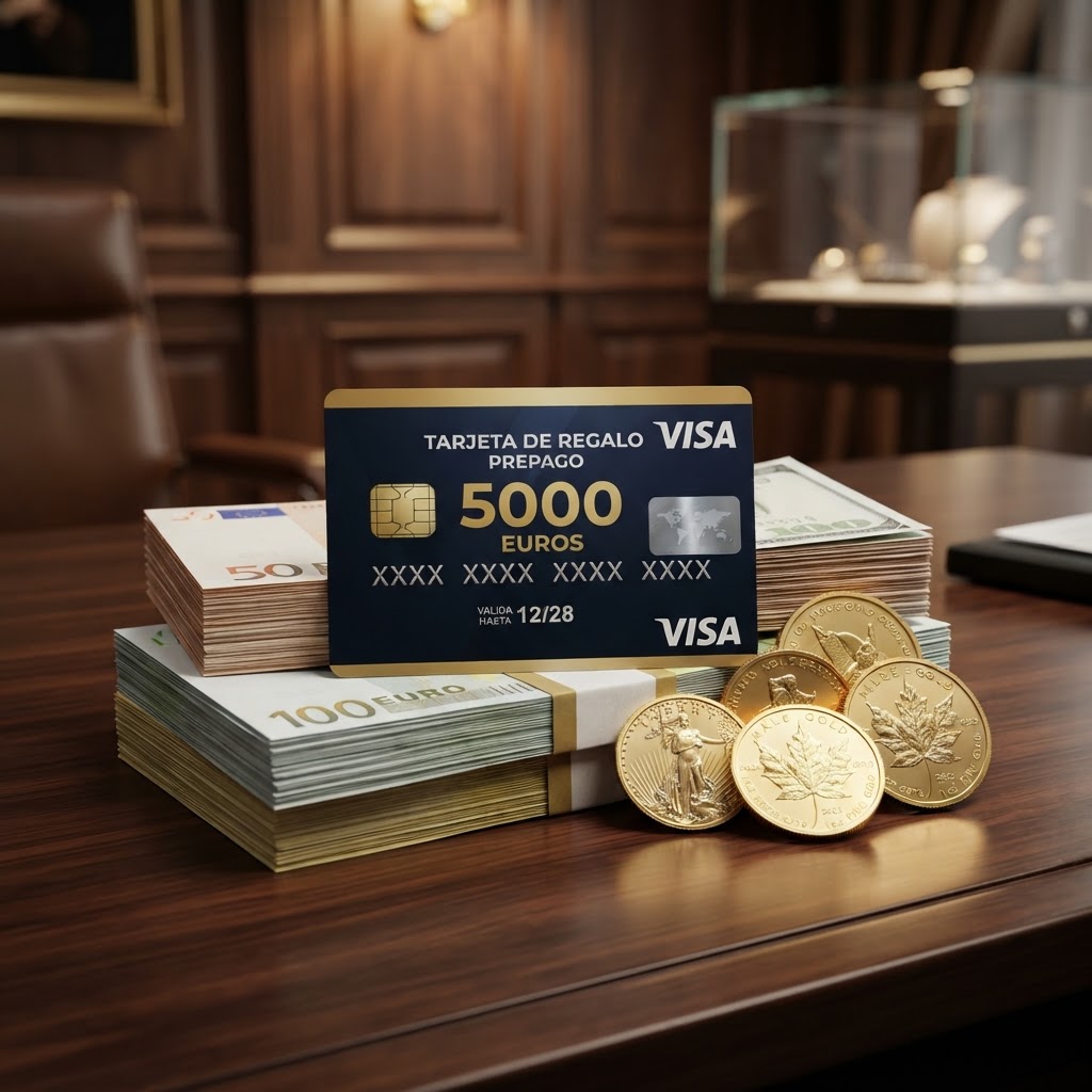 Tarjeta de Regalo Visa Prepago 5000 Euros