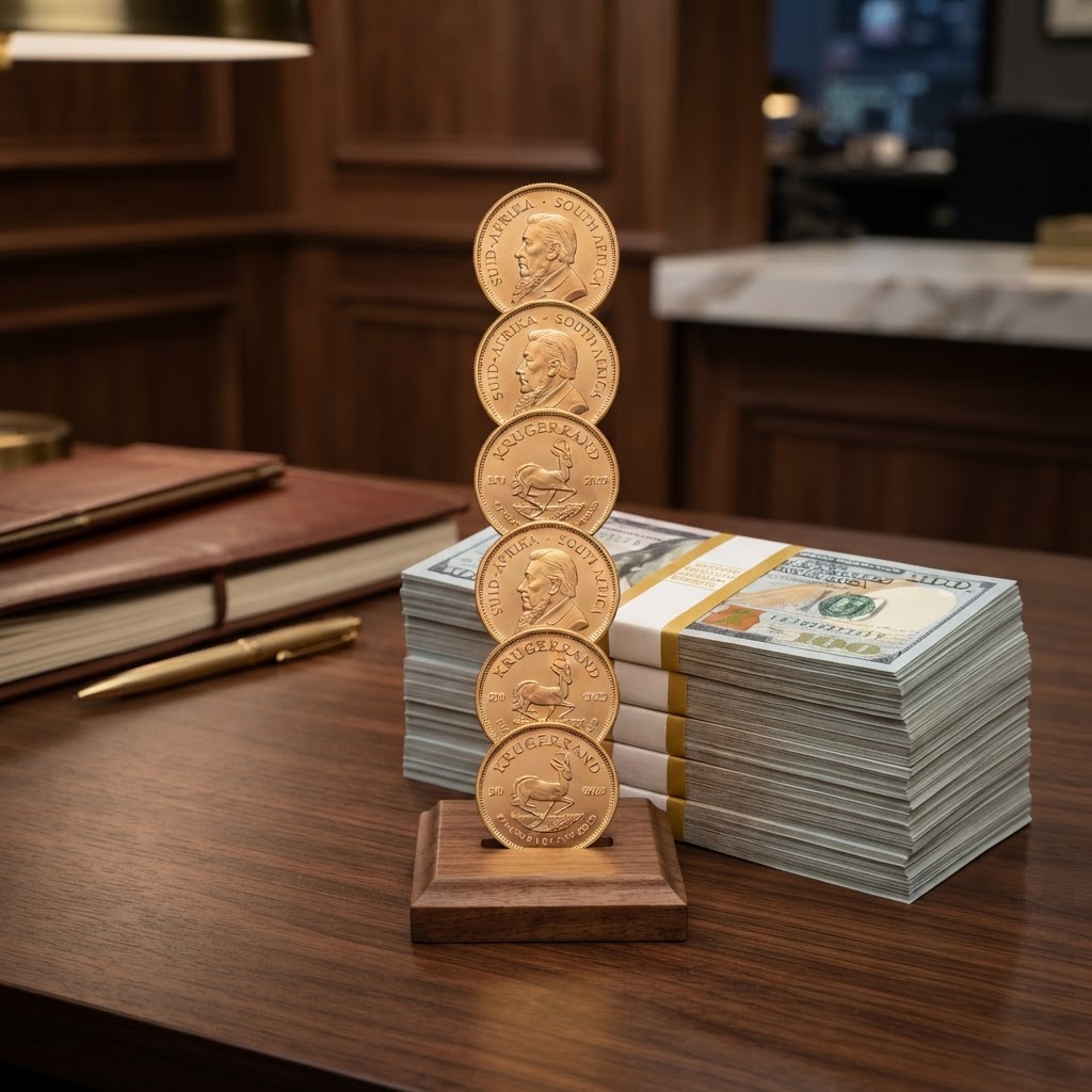 Set de 10 Monedas de Oro Krugerrand