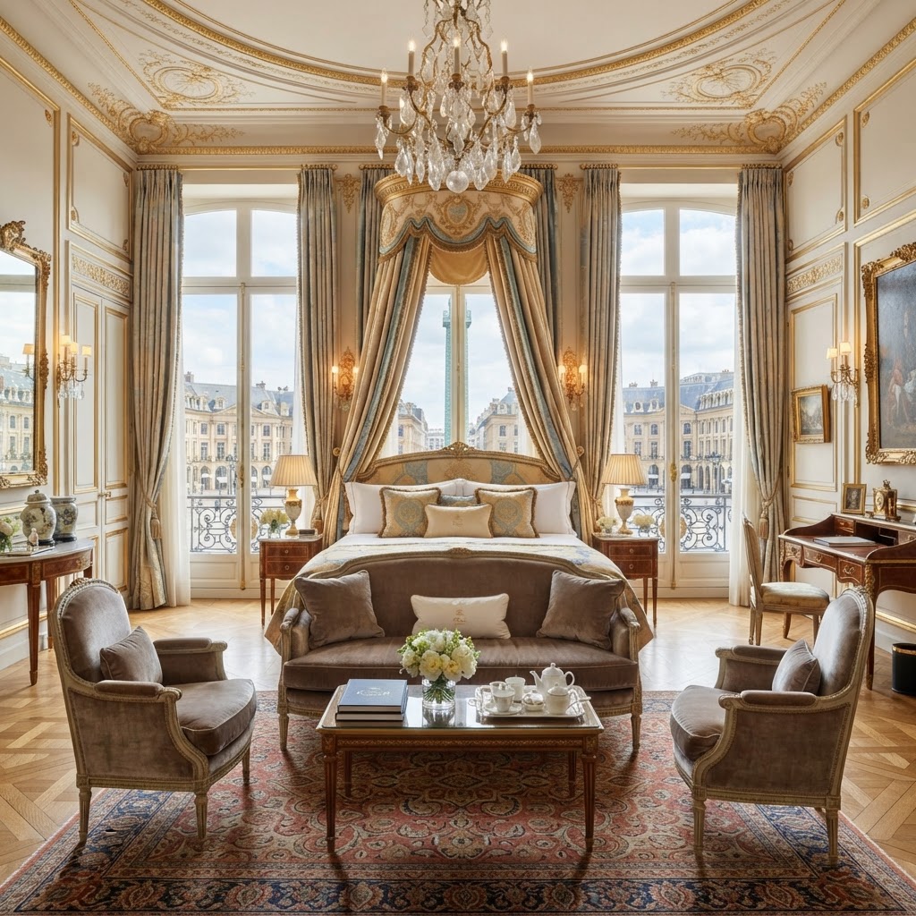 Suite Imperial en el Hotel Ritz Paris