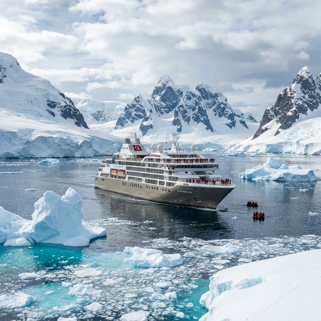 Crucero de expedición Silversea a la Antártida