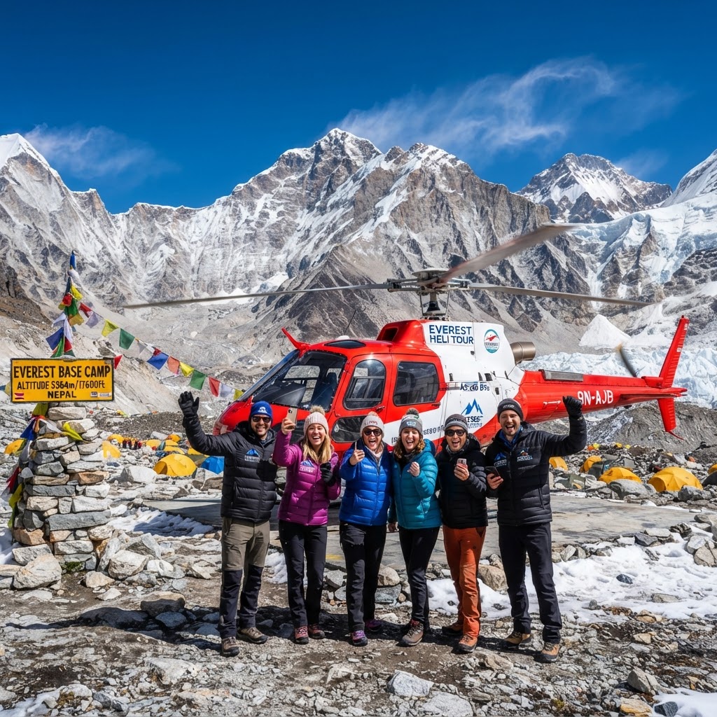 Helitour al Campamento Base Everest