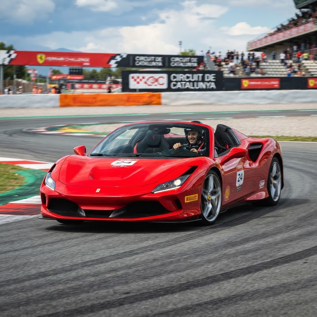 Conducción de un Ferrari F8 Tributo en Circuito