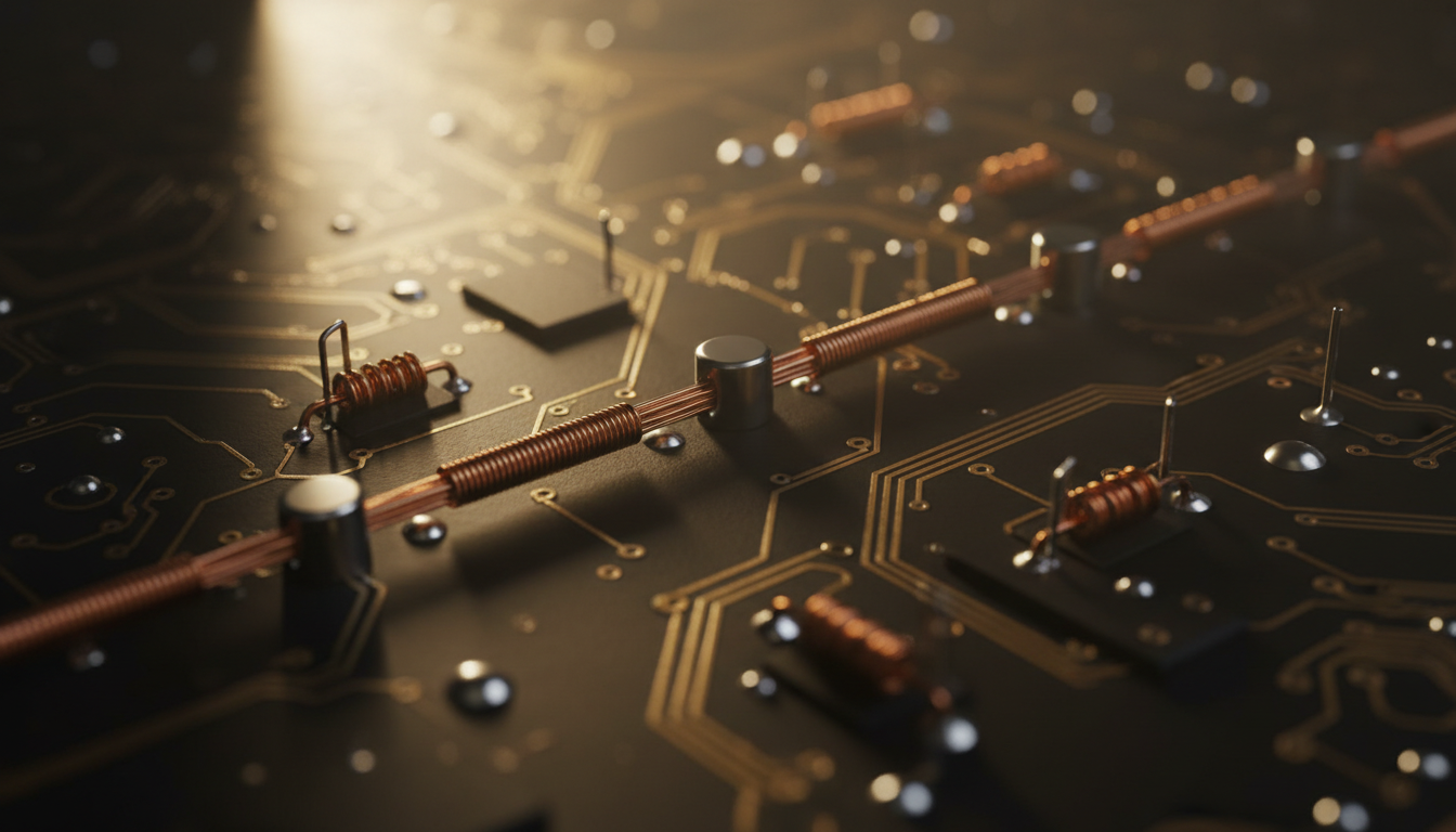 Macro photography of precision circuitry