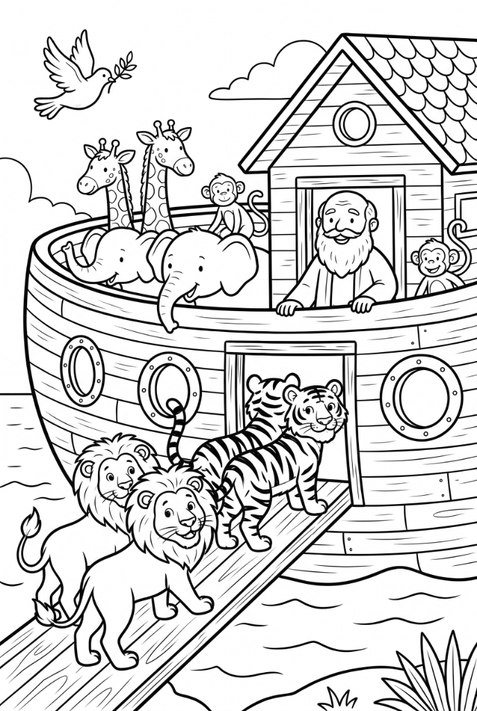 Noah's Ark - Lions and Tigers
