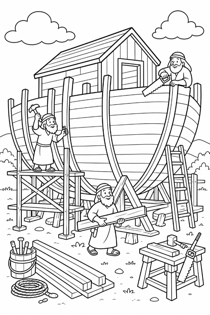 Noah's Ark - Building the Ark