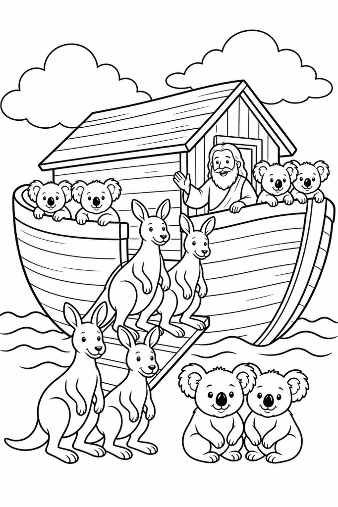 Noah's Ark - Kangaroos and Koalas