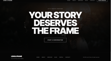 Lens & Frame template preview