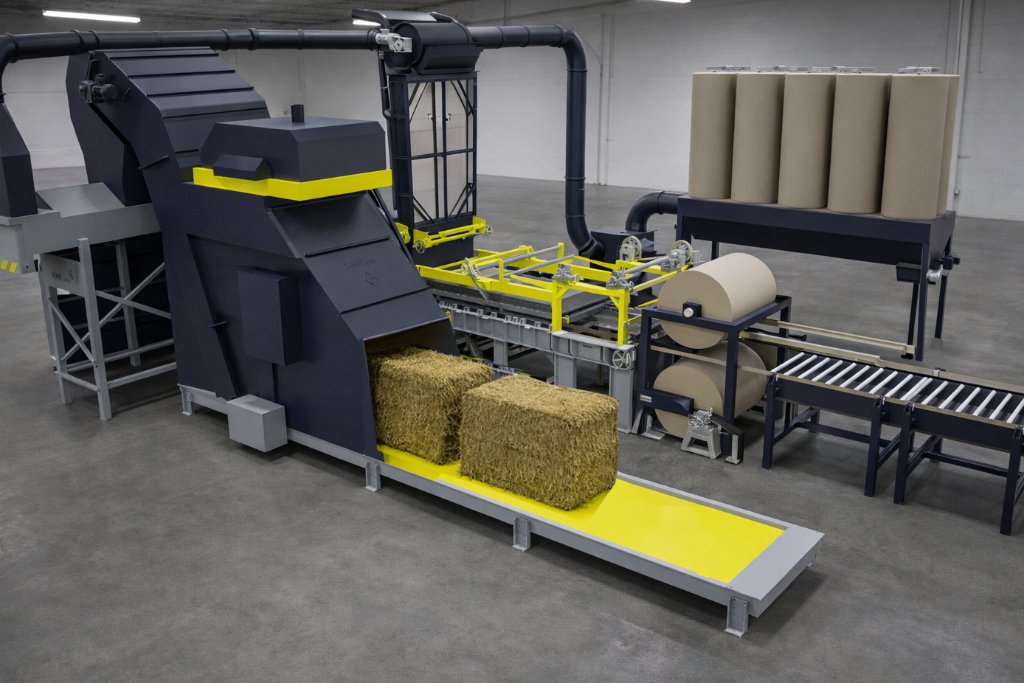 Infeed Module — straw in