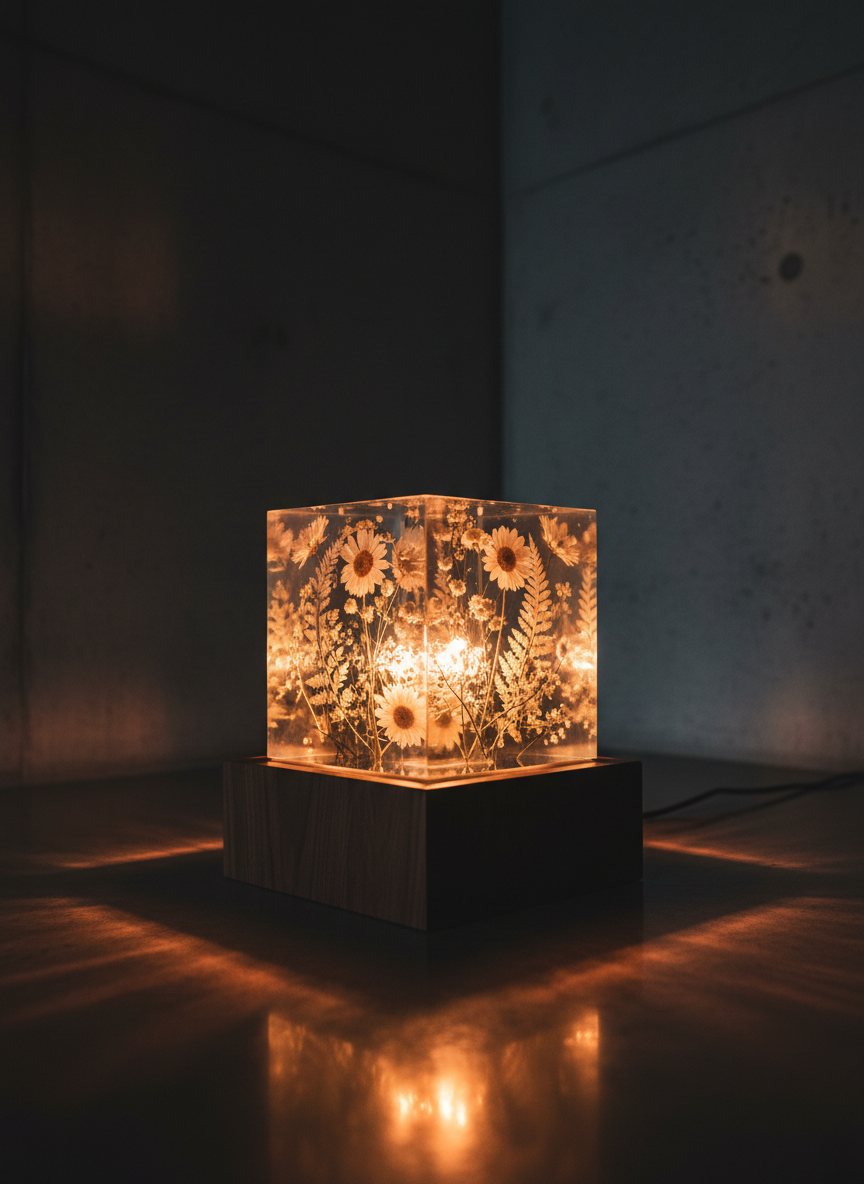 LED Light Cubes — Lighthouse Craft handmade piece