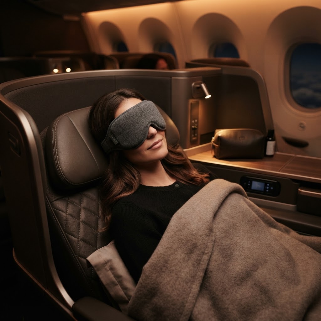 Erholung über den Wolken: Hightech-Schlafmasken und Reisekissen 2026