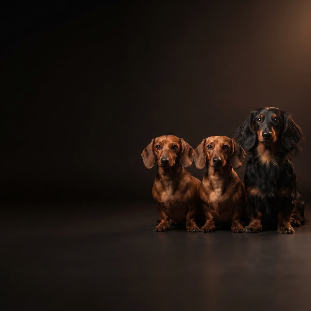 Happy dachshund
