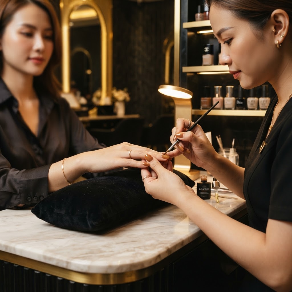 Manicures at Noire The Nail Bar, St. Petersburg FL