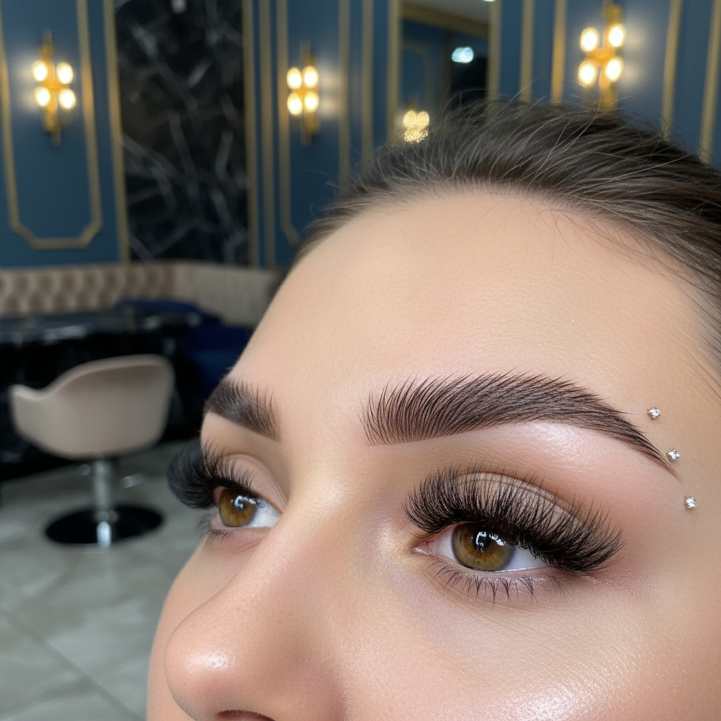 Lash and brow services at Noire The Nail Bar in St. Petersburg FL