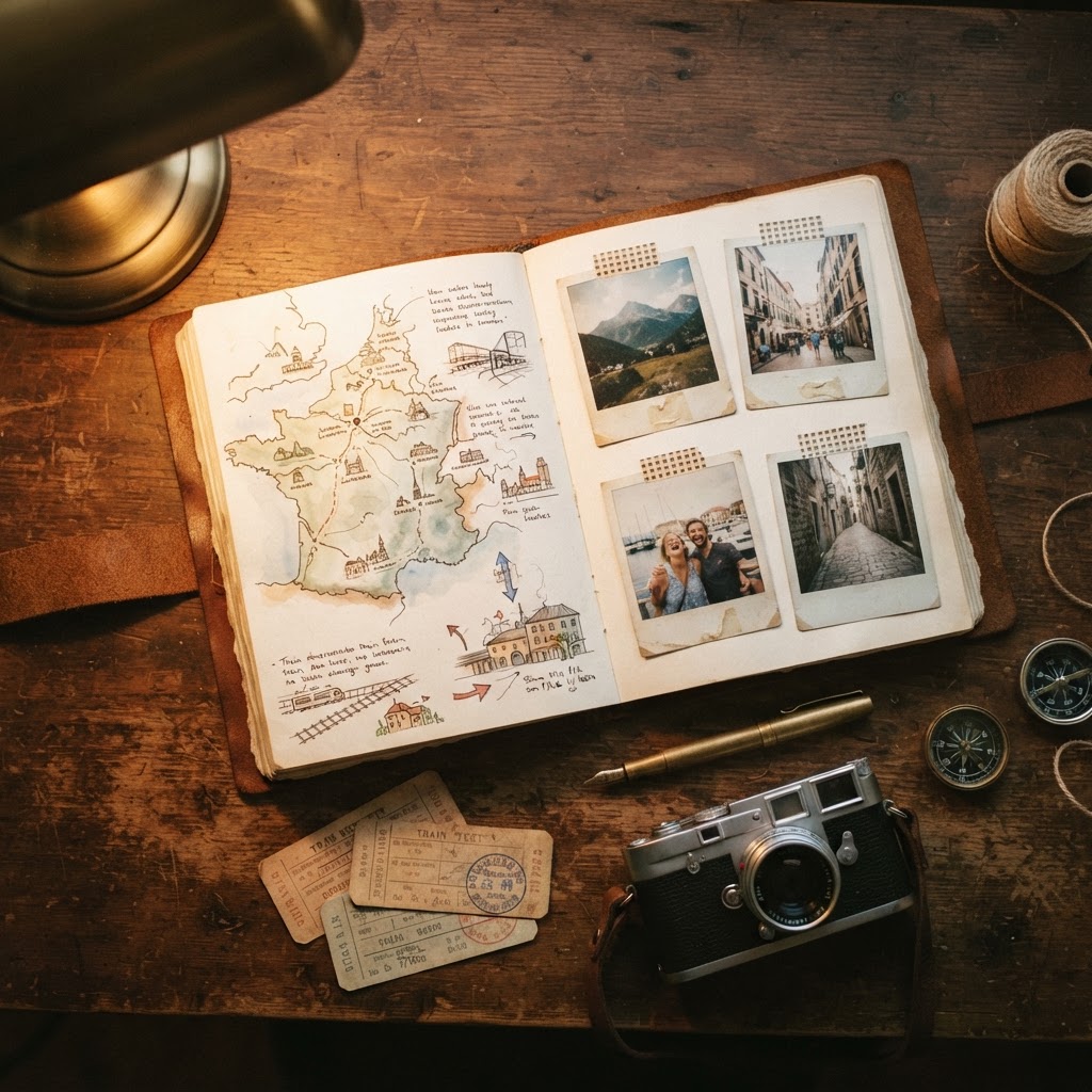 Trip story & photo saving