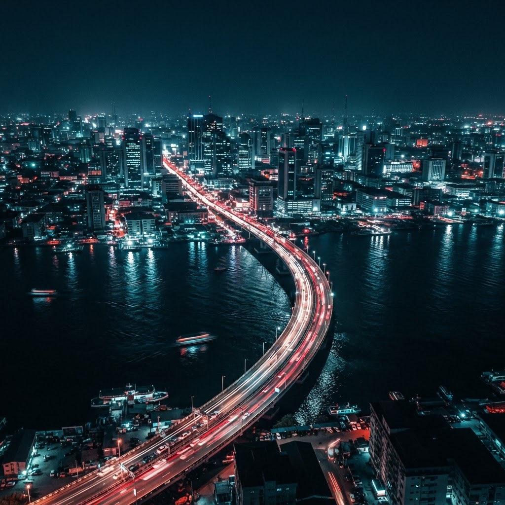 Lagos at night