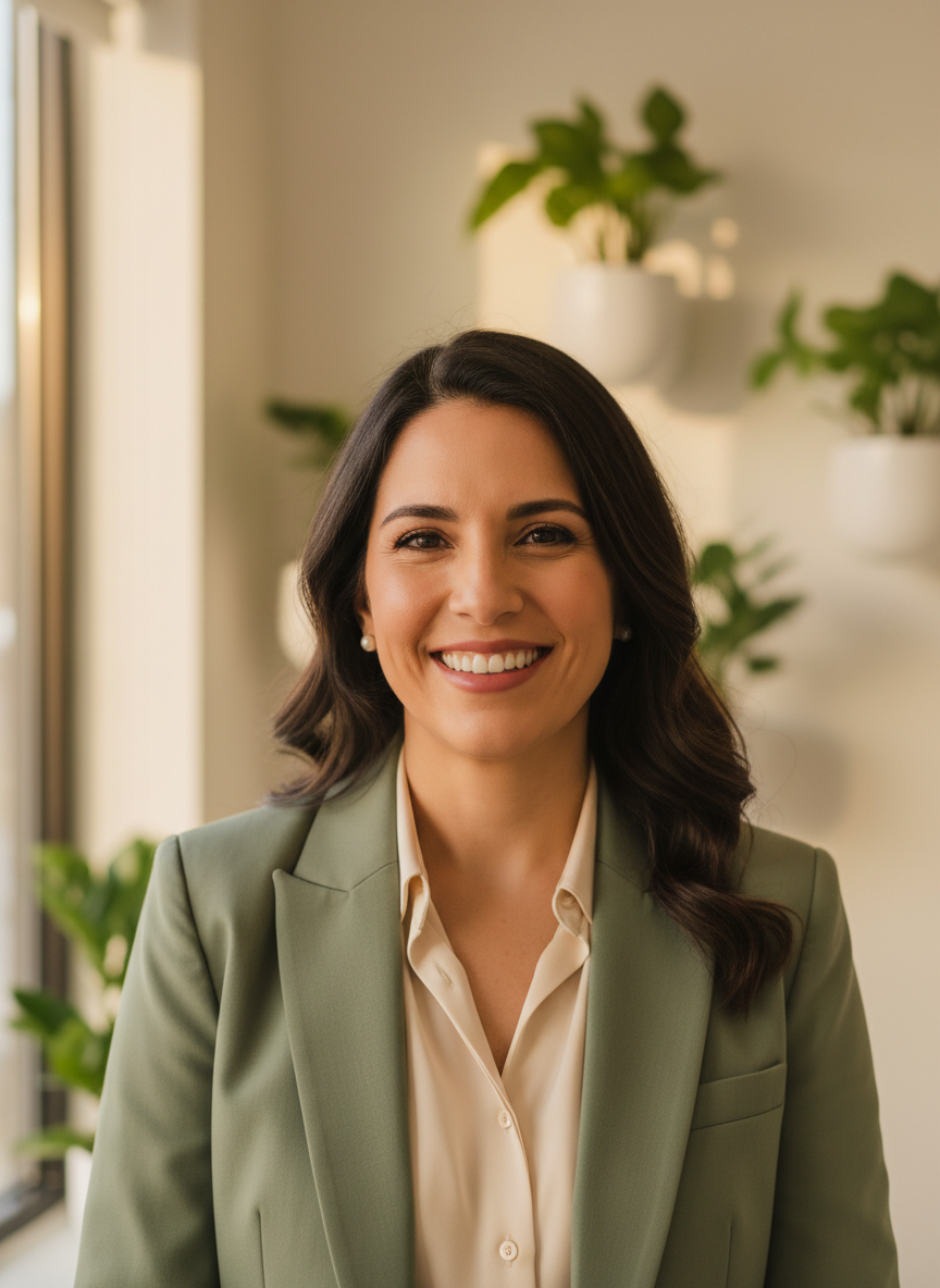 Dr. Monica Cordova, DDS — warm professional portrait