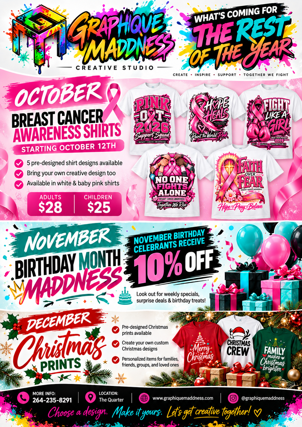 What's Coming for the Rest of the Year at Graphique Maddness