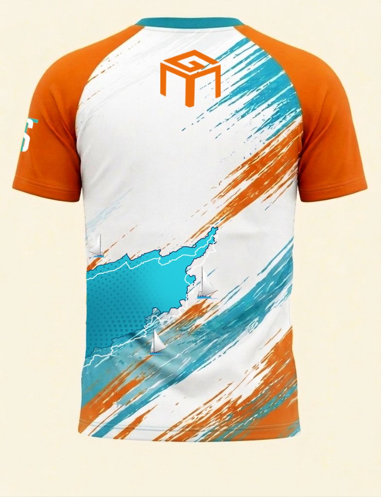 2026 TideBreaker Racing the Waves — Dry-Fit Shirt (Short Sleeve) — Back