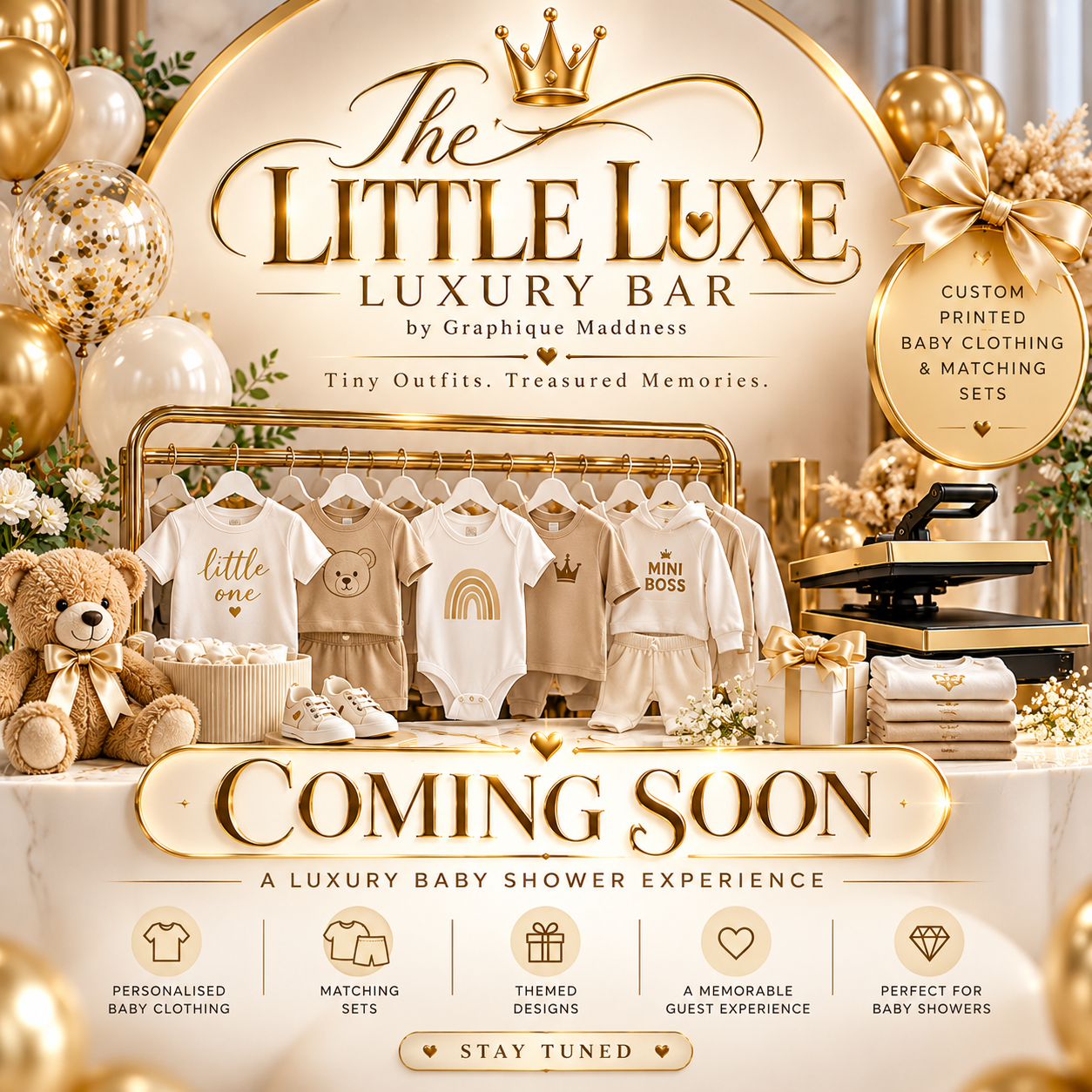 The Little Luxe Luxury Bar — Coming Soon