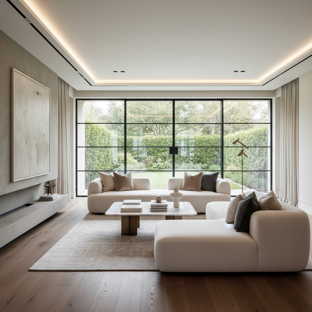 Luxury home rebuild in progress