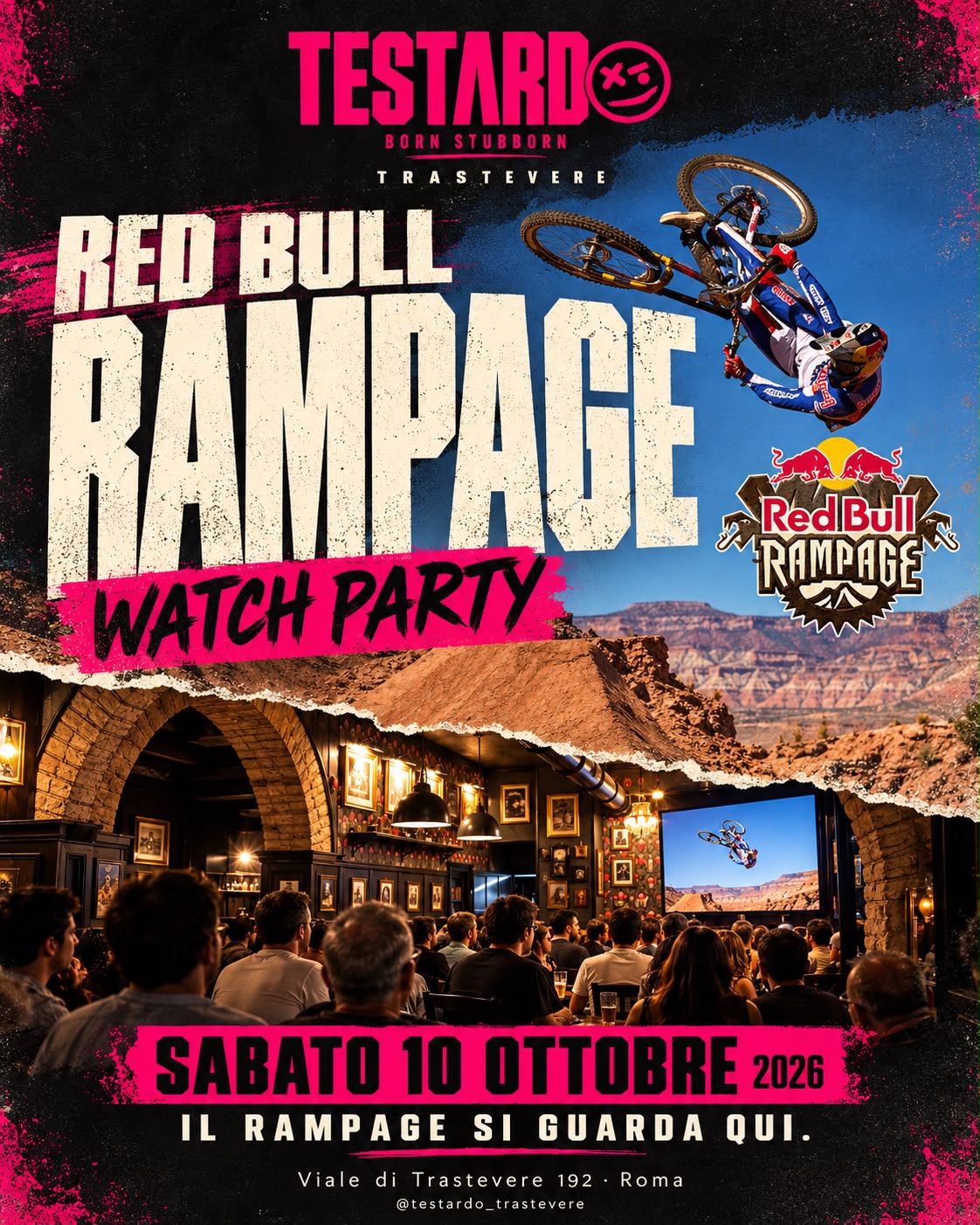 Red Bull Rampage 2026 Watch Party - Testardo