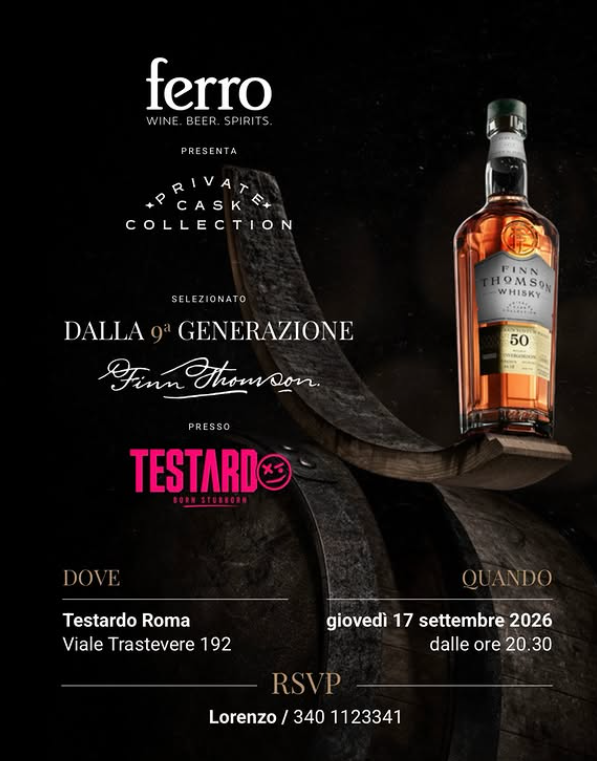 Finn Thomson Private Cask Collection — Testardo