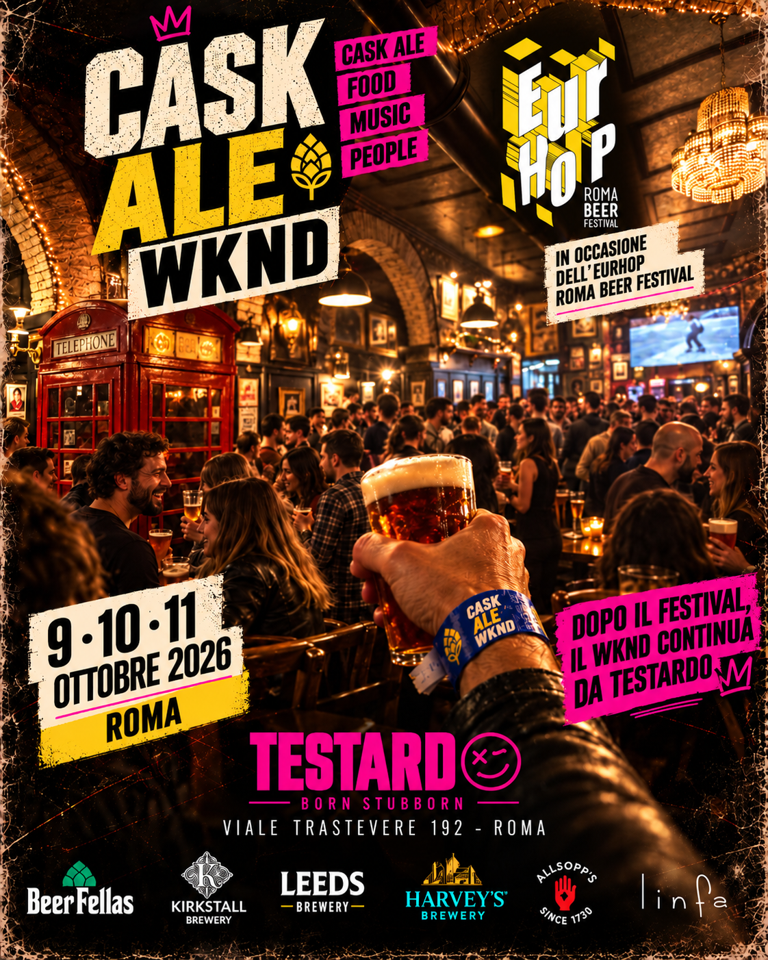 Locandina Cask Ale Wknd EurHop 2026