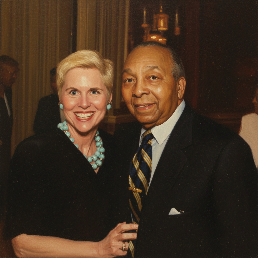 With Mayor Walter E. Washington