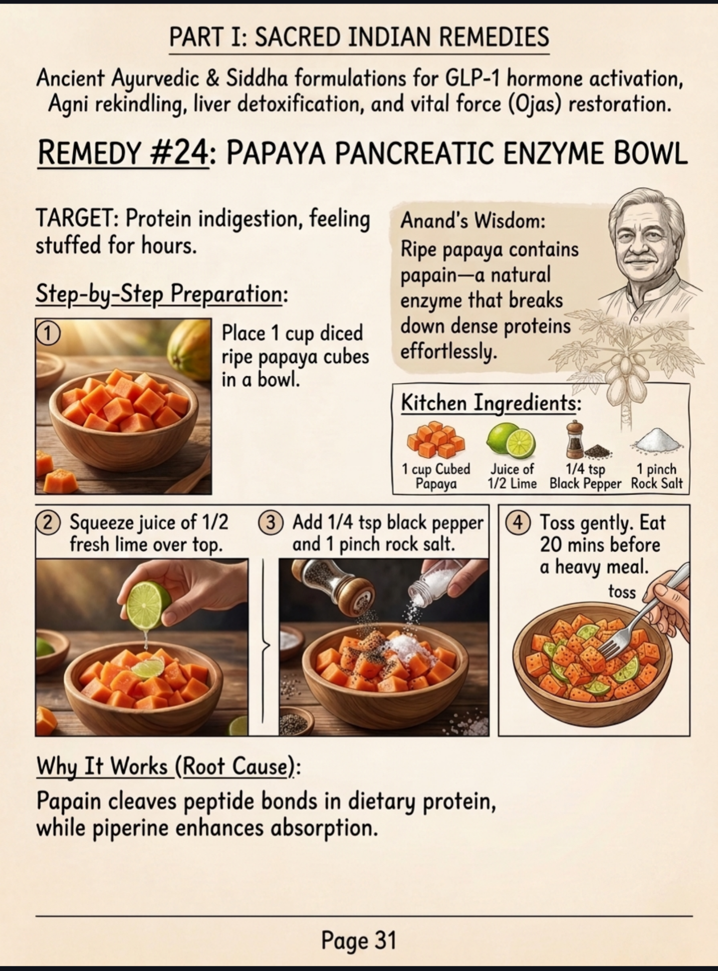 Real page 5 from inside Anand's Ancient Remedies