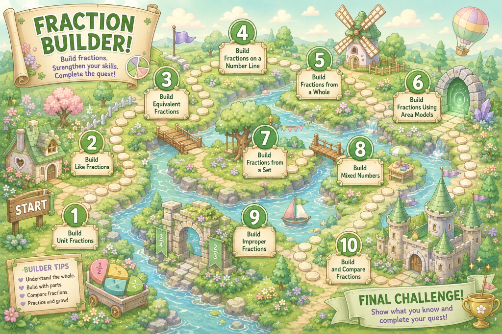 Fraction Builder Map