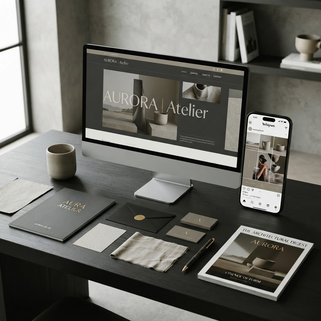 Coordinated premium brand ecosystem across multiple touchpoints