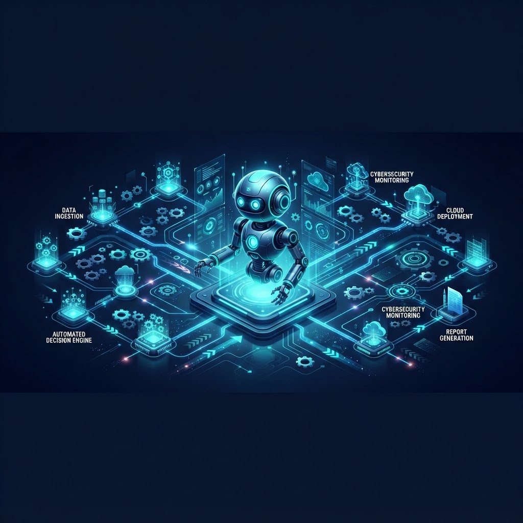 AI agent automating business workflows