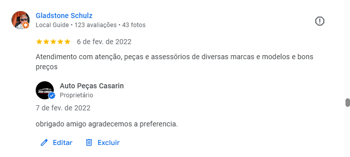 Avaliação Gladstone Schulz