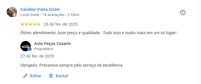 Avaliação Caroline Vieira Crizel