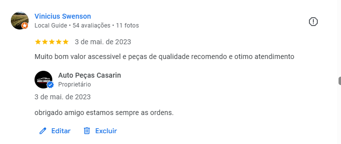 Avaliação Vinicius Swenson