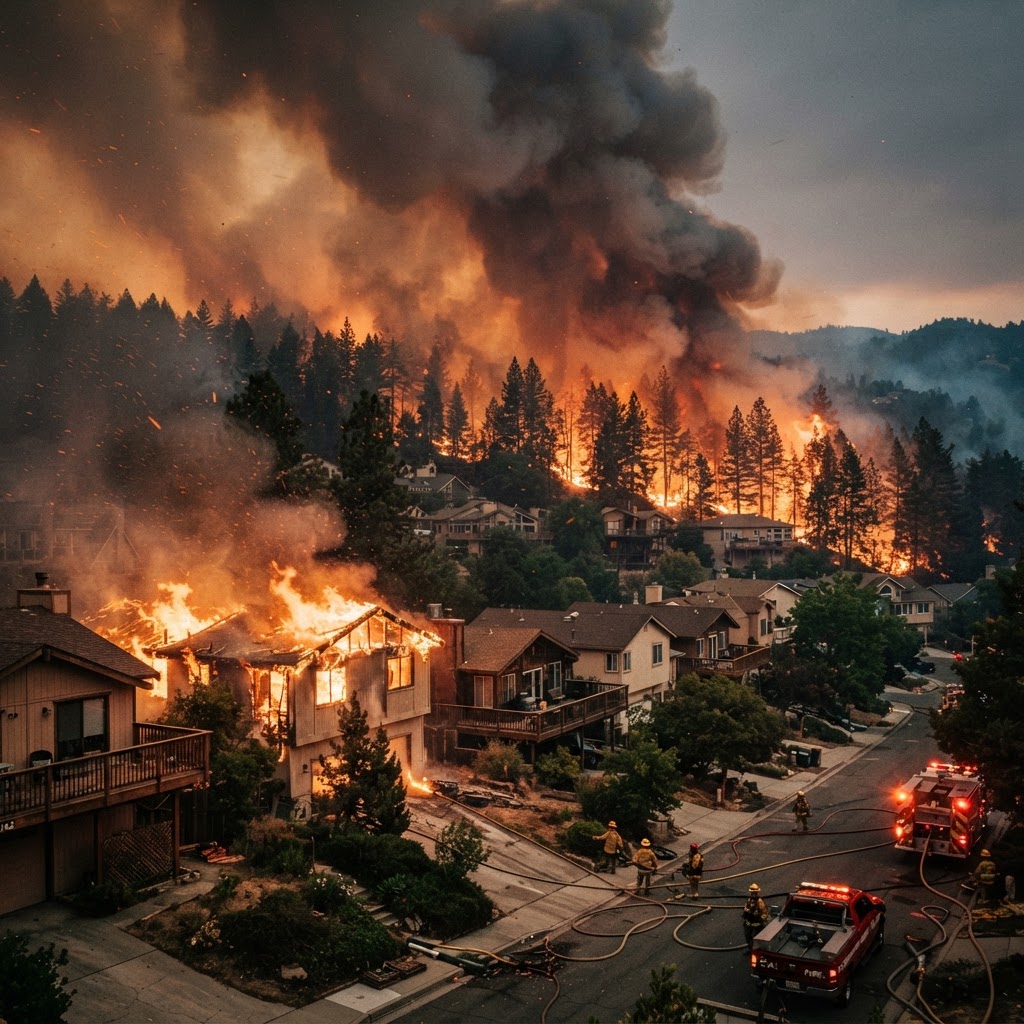 Wildfire-resilient structures