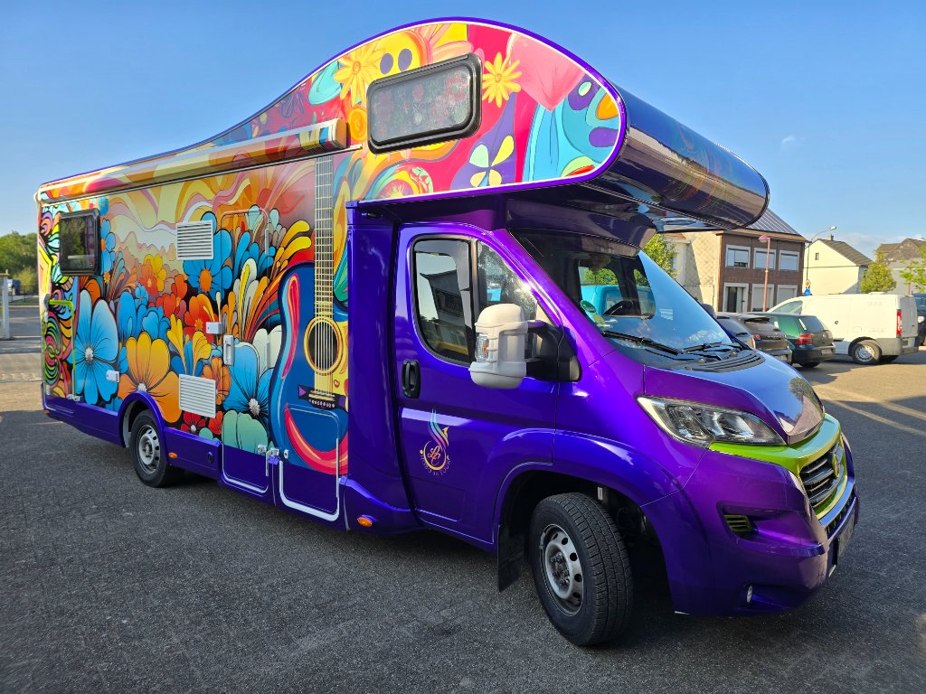 Campervan — Hippy Sparkling Purple