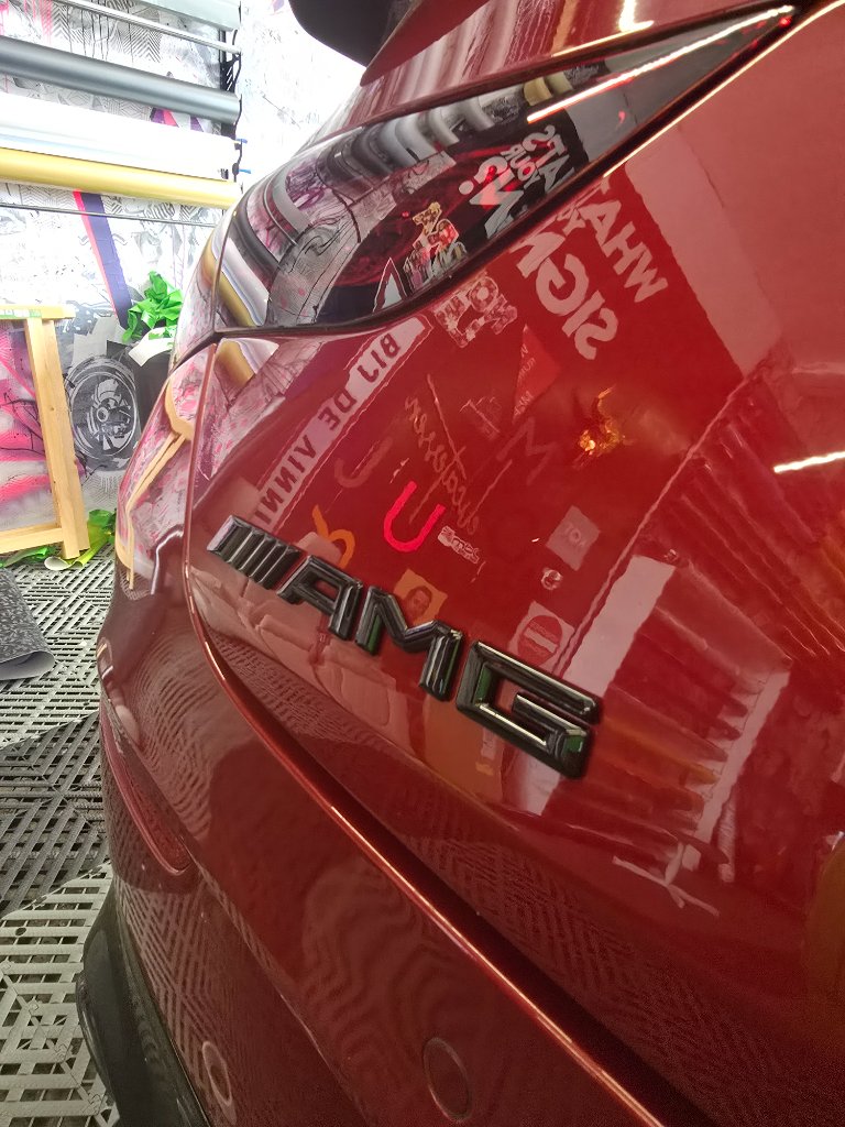 Mercedes CLA AMG — Cherry Red