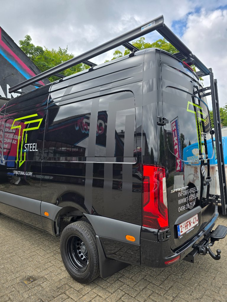 T-Steel — Gloss Black Branding