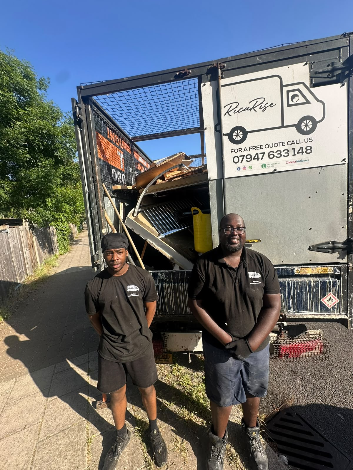 RicaRise waste clearance team on job 24