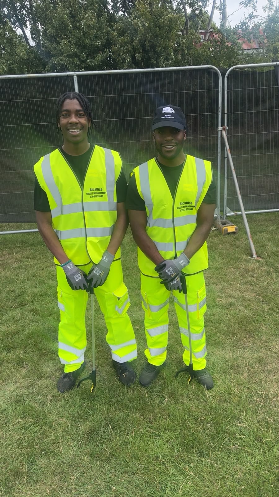 RicaRise waste clearance team on job 12