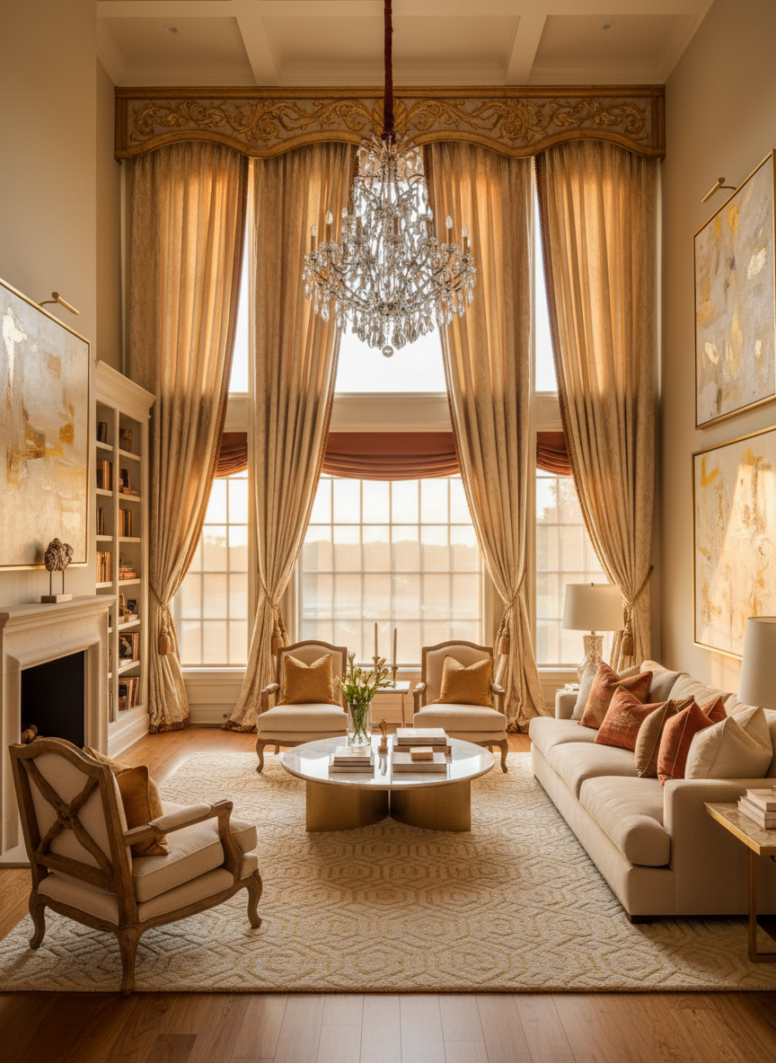 Custom & Curated window treatment package