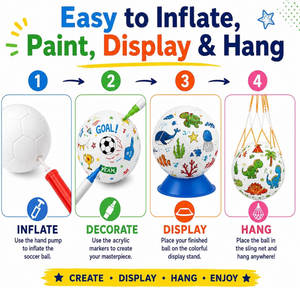 Paint Your Own Soccer Ball