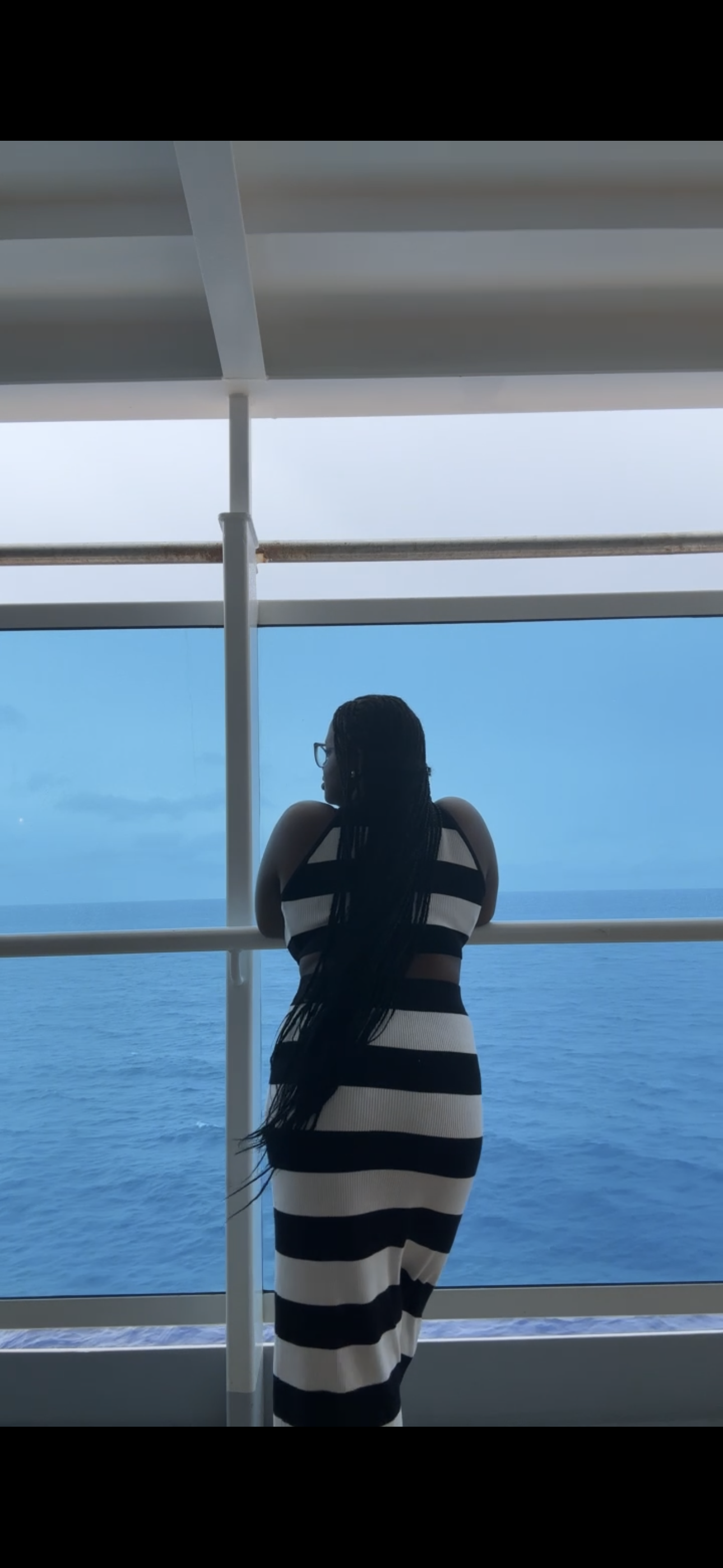 Walking the island with purpose.