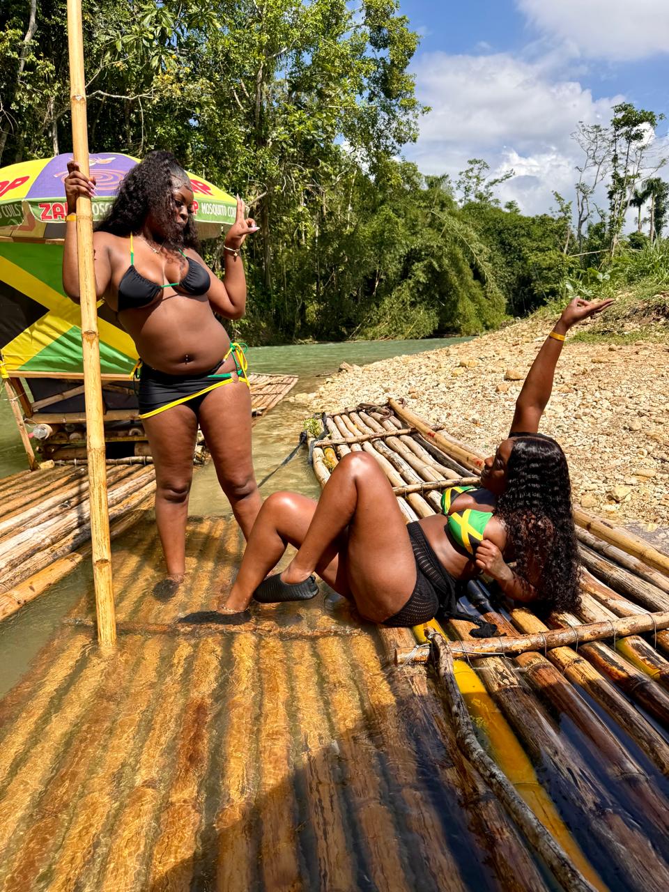 Bamboo Rafting with Limestone Massage in Jamaica