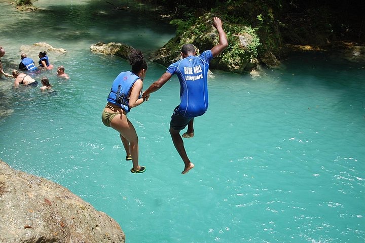 Blue Hole & Secret Falls in Jamaica